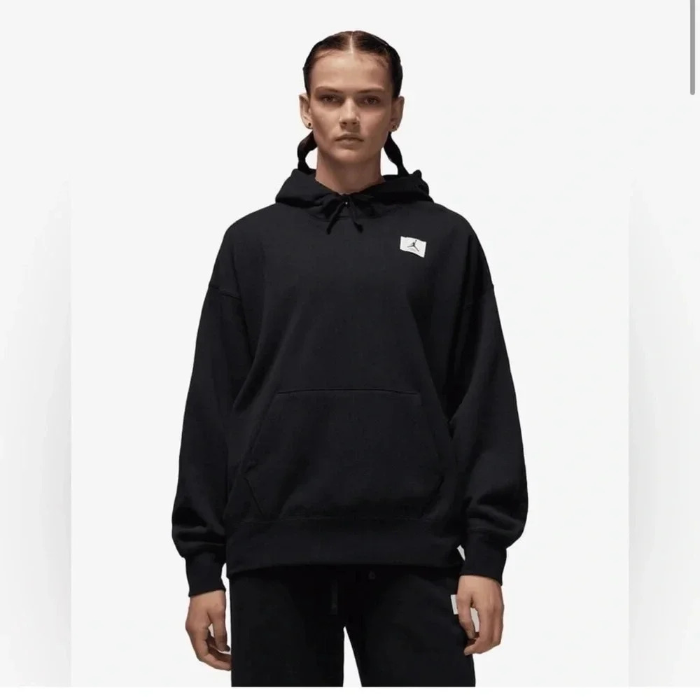 Jordan Black Hooded Pullover Sweatshirt